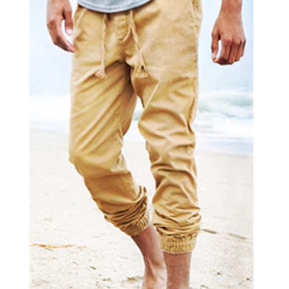 hollister slim joggers